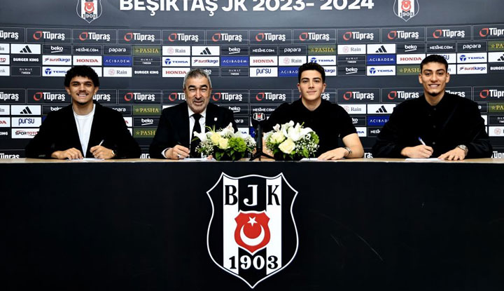 Beşiktaş genç oyuncularıyla resmen sözleşme yeniledi!