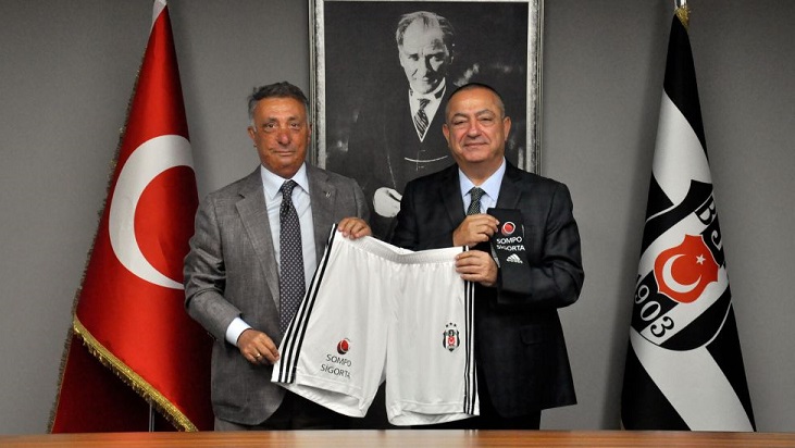 Beşiktaş ile Sompo Sigorta Sponsorluk anlaşmasının imza töreni yapıldı