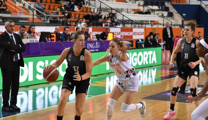 Beşiktaş Kadın Basketbol Takımı deplasmandan galibiyet ile dönüyor!