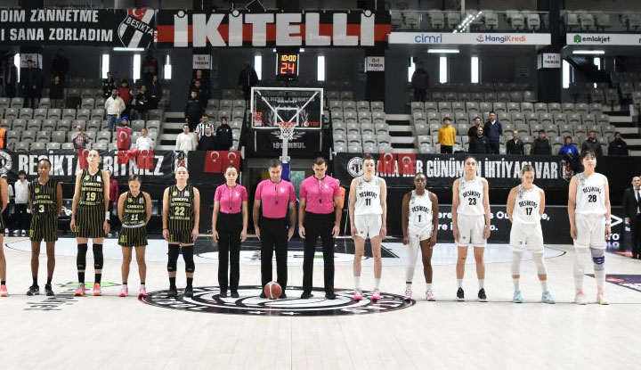 Beşiktaş Kadın Basketbol takımı kendi evinde galip!