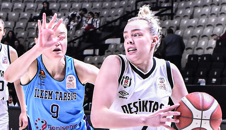 Beşiktaş Kadın Basketbol, Tarsus'u 100'ledi