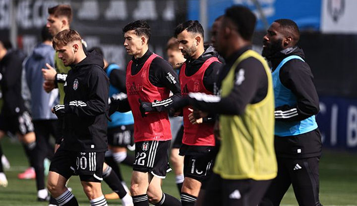 Beşiktaş kondisyon ve taktik çalıştı!