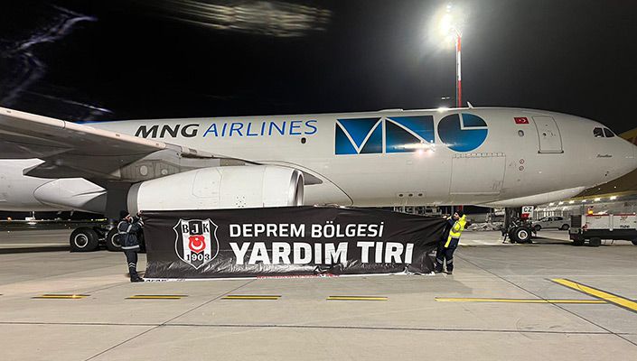Beşiktaş Kulübü yardım malzemeleri Malatya'da!