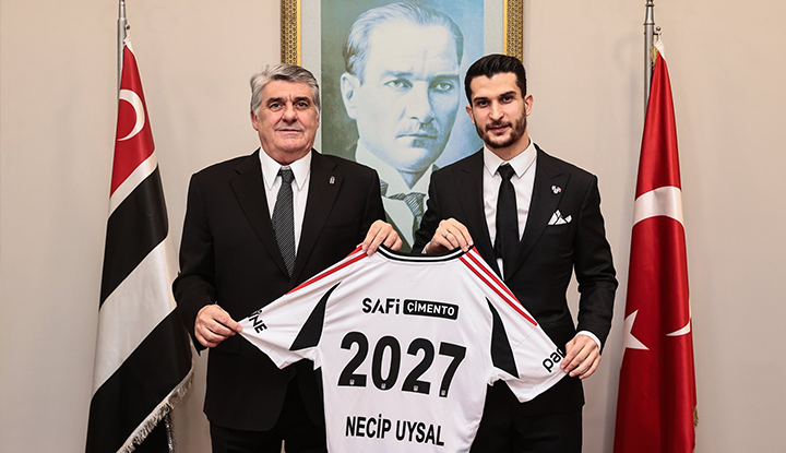 Beşiktaş, Necip Uysal ile sözleşme yeniledi