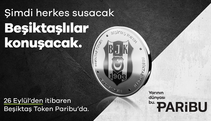 Beşiktaş Token 26 Eylül’den itibaren Paribu’da!