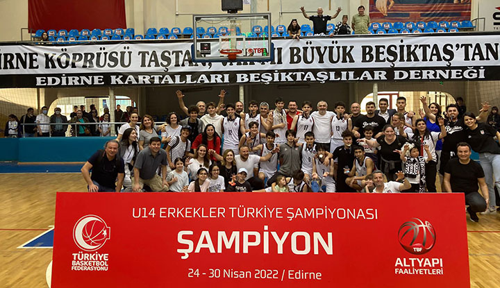 Beşiktaş U-14 Erkek Basketbol Takımı, Türkiye Şampiyonu oldu