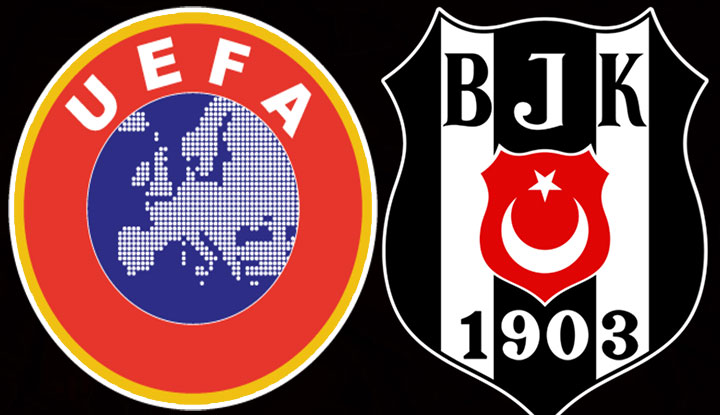 Beşiktaş'a UEFA'dan ceza! Genç oyuncuya da 3 maç men...