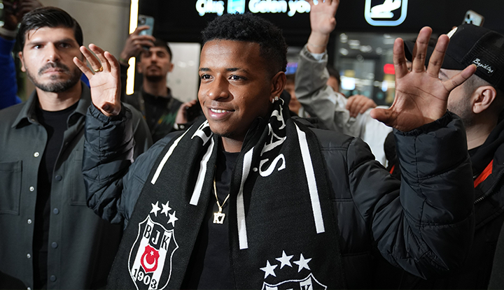 Beşiktaş'ın yeni transferi Kenny Arroyo İstanbul'a geldi