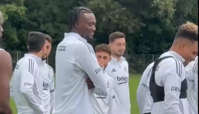 Beşiktaş'ın yıldızı ilk antrenmanına çıktı!