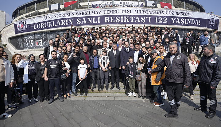 Beşiktaş'ta geleneksel bayramlaşma yapıldı
