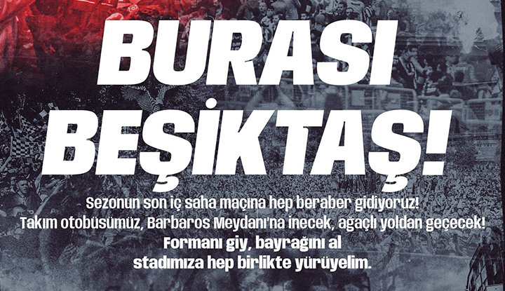 Beşiktaş'tan taraftara özel çağrı!