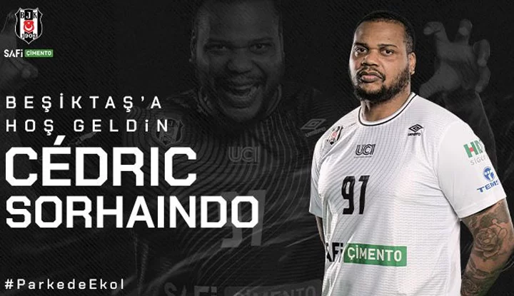 Cedric Sorhaindo resmen Beşiktaş Safi Çimento’da!