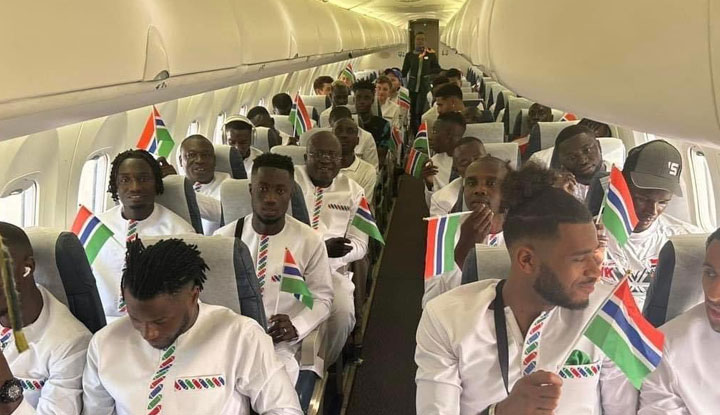 Gambiya Milli Takım uçağında flaş olay!