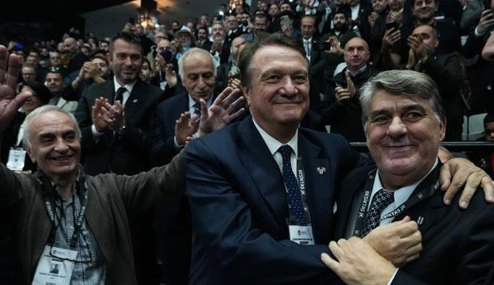 Hasan Arat ve Serdal Adalı'dan Beşiktaşlı oyunculara tebrik!