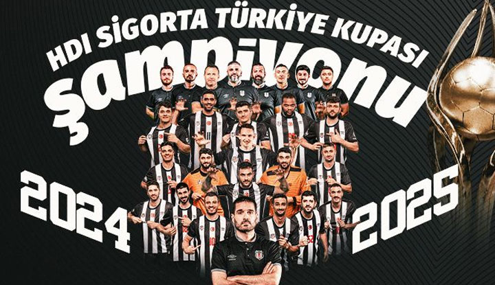 HDI Sigorta Türkiye Kupası'nda şampiyon Beşiktaş!