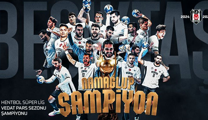 Hentbol Süper Lig şampiyonu Beşiktaş oldu!