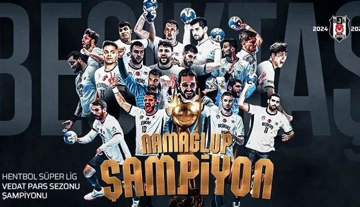 Hentbol Süper Lig şampiyonu Beşiktaş oldu!