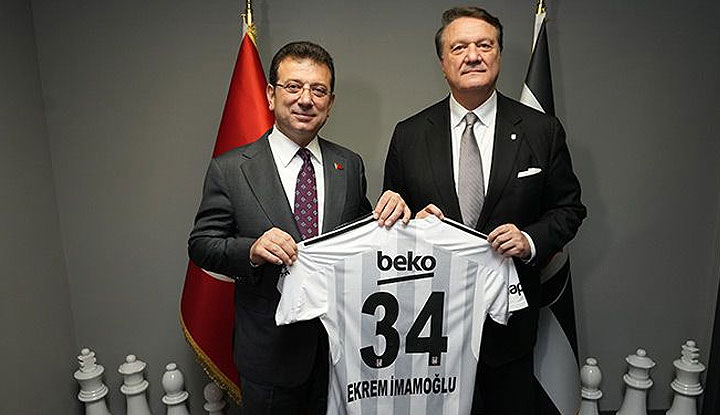 İstanbul Büyükşehir Belediye Başkanı Ekrem İmamoğlu’ndan Beşiktaş'a ziyaret!