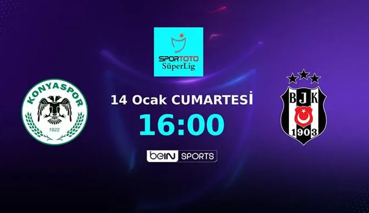 İşte Konyaspor - Beşiktaş maçı muhtemel 11'leri!