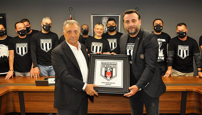 İzmir Beşiktaşlılar Derneği, 41 yeni üyeyle "Bırakmam Seni" dedi