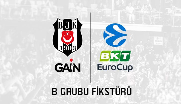 Beşiktaş GAİN Takımının EuroCup B Grubu fikstürü belli oldu!