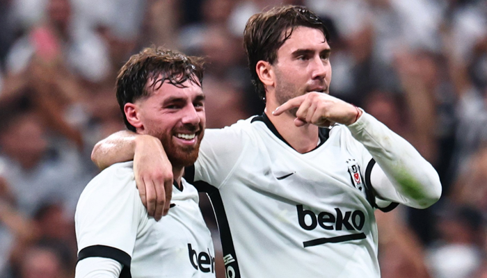 Beşiktaş'tan Çorum FK karşısında 6 gollü galibiyet! Vlahovic'ten hat-trick