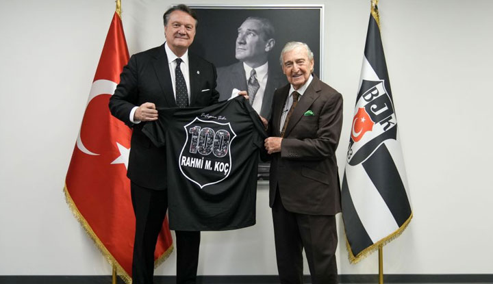 Rahmi Koç, Beşiktaş Kulübü'nü ziyaret etti!