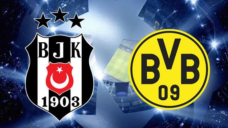 Beşiktaş-Borussia Dortmund maçının ilk 11'leri belli oldu!