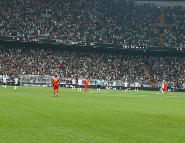 Beşiktaş-Göztepe maçından yansıyanlar!