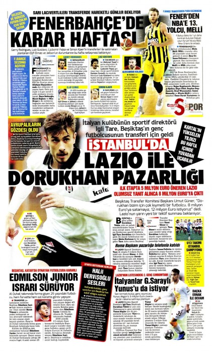 Gazetelerde Beşiktaş manşetleri!(01.07.2019)