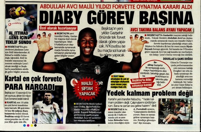 Gazetelerde günün Beşiktaş manşetleri! (10.09.2019)