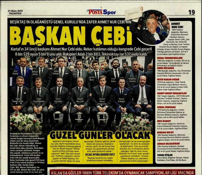 Gazetelerde Ahmet Nur Çebi manşetleri!