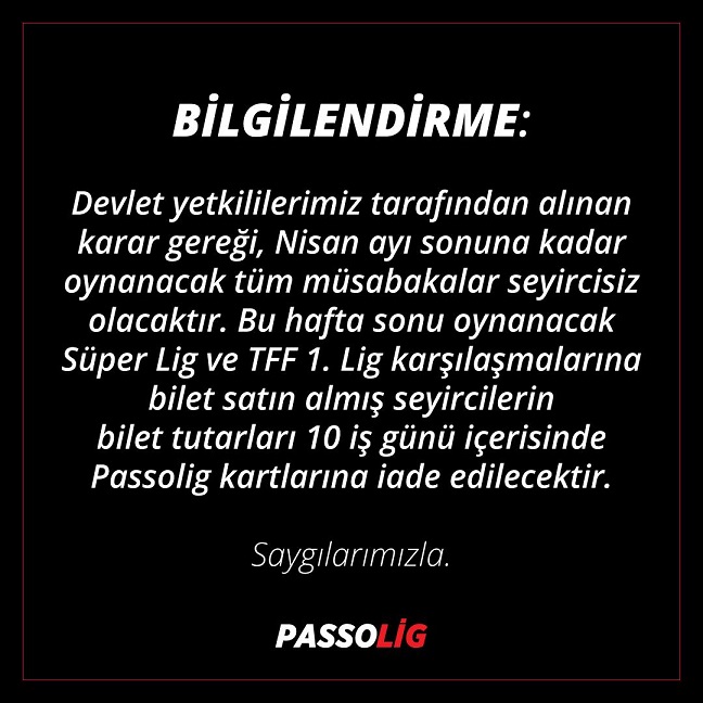 Passolig'den açıklama! "10 iş günü içinde..." - Orta Çizgi ...