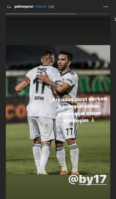 Beşiktaşlı futbolculardan Burak Yılmaz için veda mesajları ...