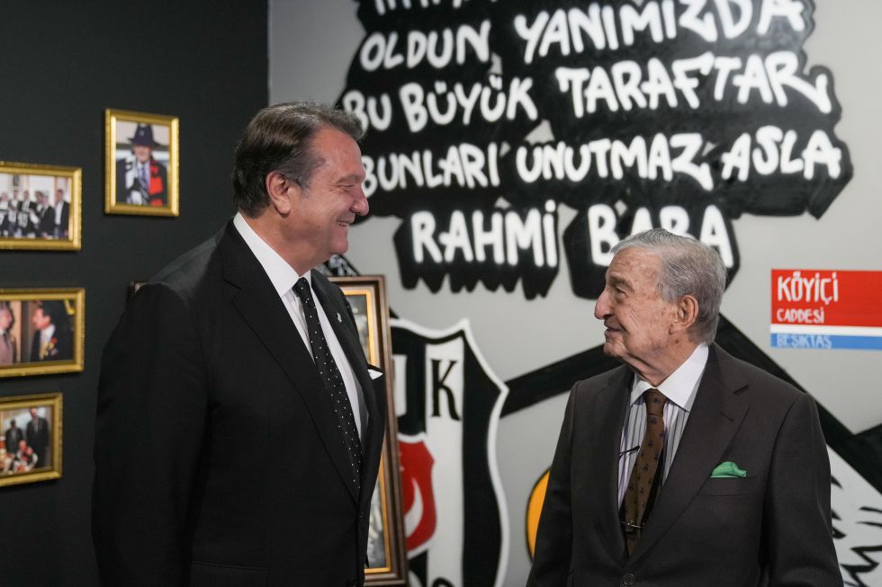 Rahmi Koç, Beşiktaş Kulübü&rsquo;nü ziyaret etti! - Orta Çizgi - Beşiktaş
